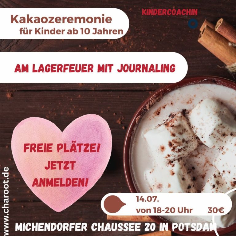 Kakaozeremonie für Kinder Coach